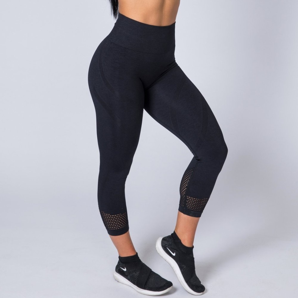 Muscle Nation Black Capri Leggings